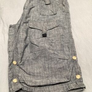 Sean John denim blue cargo shorts, 100% cotton, size 32